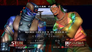 Bloody Roar Extreme - Stun vs Busuzima