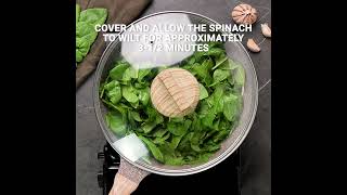 Simple Vegan Creamed Spinach