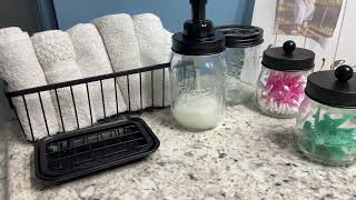 Premium Mason Jar Bathroom Accessories Set 6PCS   Lotion Soap Dispenser,Toothbrush Holder Review by DE 19 views 3 weeks ago 1 minute, 3 seconds