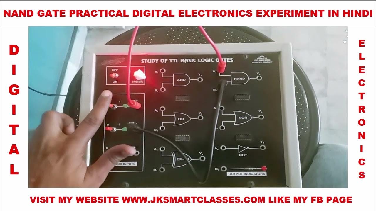 NAND Gate Practical Kit हिंदी🔴Python NAND Gate CBSE Class 11🔴NAND Gate ...