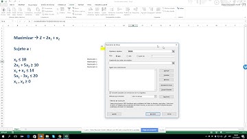 Resolviendo problemas de programación lineal con Solver de Excel