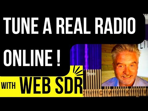 Tune a real radio remotely. Log in to real tuners online and scan the dial with Web SDR.