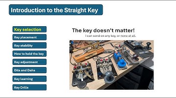 Morse Code Basics - Introduction to the Straight Key