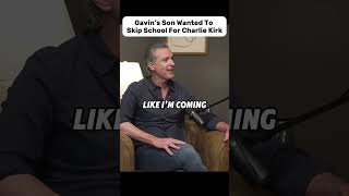 Gavin Newsom Says His Son Wanted To Skip School To Meet Charlie Kirk