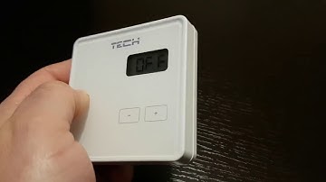 TECH R-8b regulator pokojowy - wygląd zewnętrzny