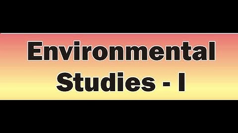 First Year Bcom | Sem -1 | Environmental Studies Part -1 | Very Very Important Questions & MCQs |