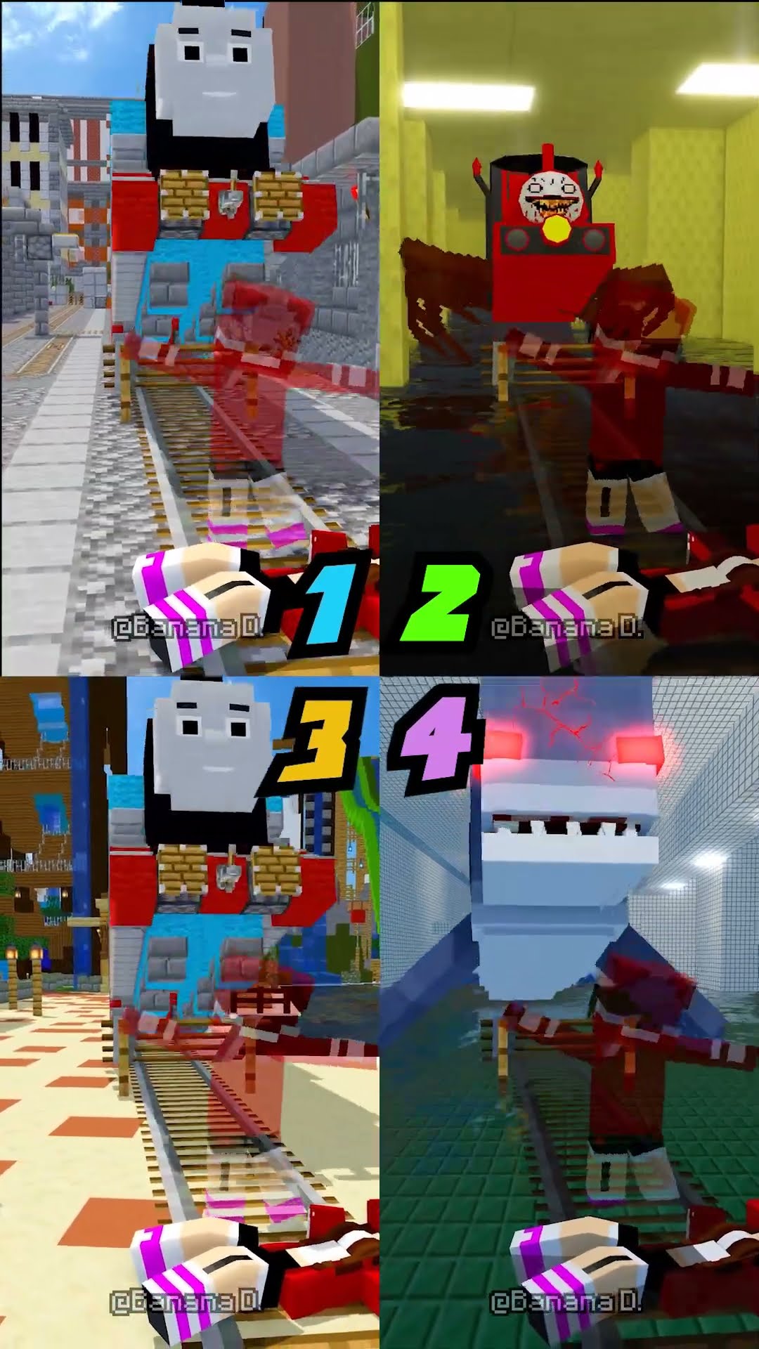 Ghost JJ Sister VS Thomas Choo Choo Shark COMPLETE EDITION