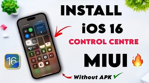 How to Install iOS 16 Control Center on Android ; No Root | BY Today Tech Hindi