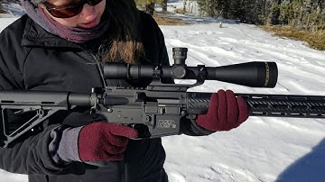 Werin fires first shot from her 224 Valkyrie build!