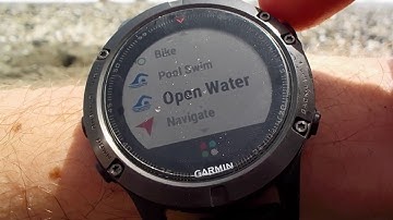 Garmin Fenix 5 Open Water Swimming Activity Demo