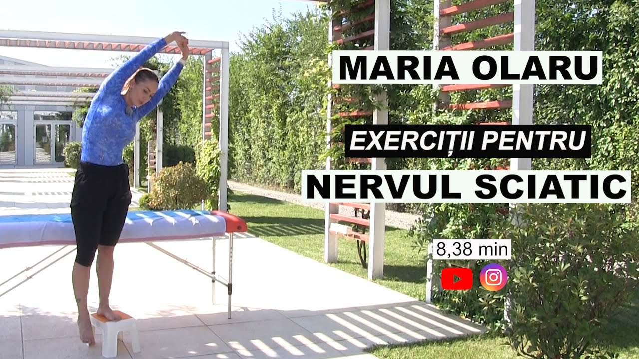 Nervul sciatic/Exerciții simple pentru ameliorarea durerii/Sciatic nerve/Exercises for reducing pain