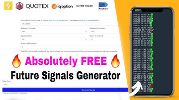 Free Signals generator for Binary options | Future signals generator | Advanced signals generator