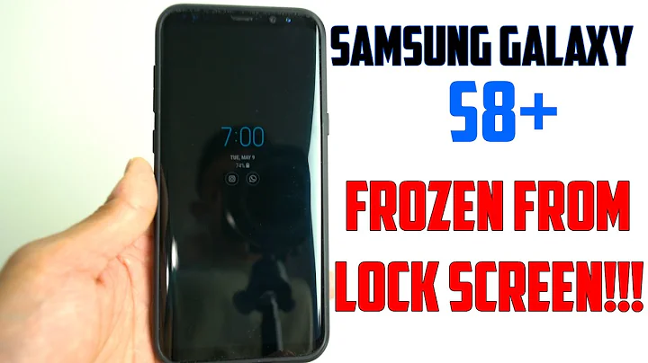 Samsung Galaxy S8+ FROZEN lock screen issue!