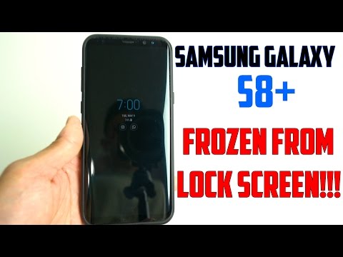 Samsung Galaxy S8+ FROZEN lock screen issue!