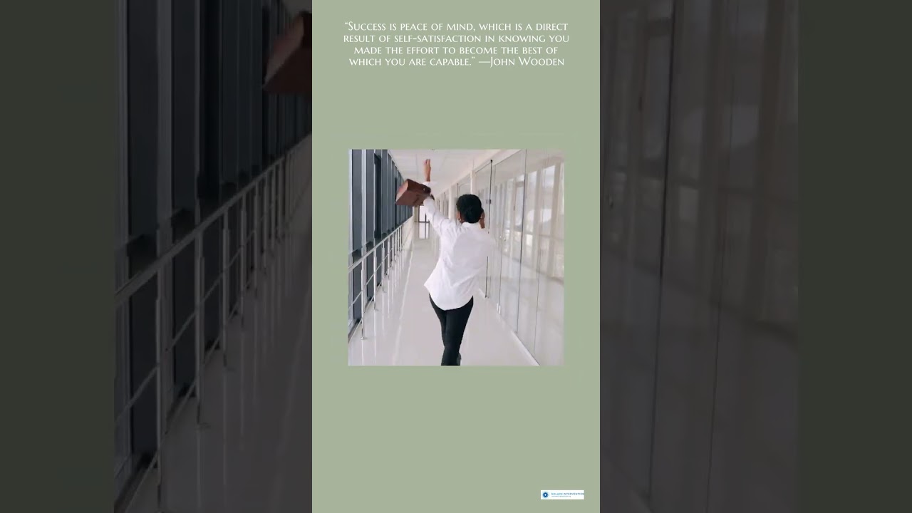 “Success is peace of mind, which is a direct result of self-satisfaction in knowing you made the ef…