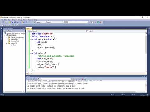 27   Automatic and Static Variables _C++ _ِ بالعربي _