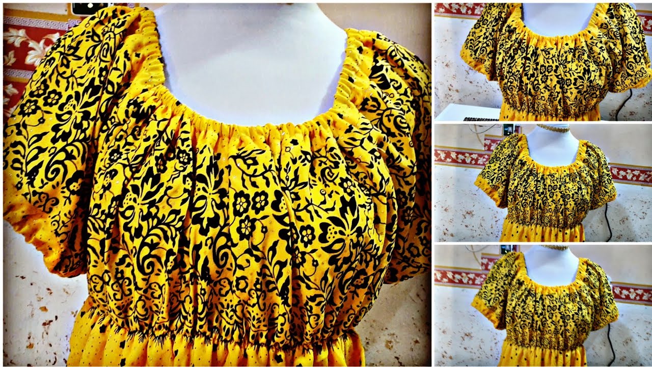 خياطة فصال ابوالاستك دائري بلخصر لاستيك مع روتين حلو والوصف مهم