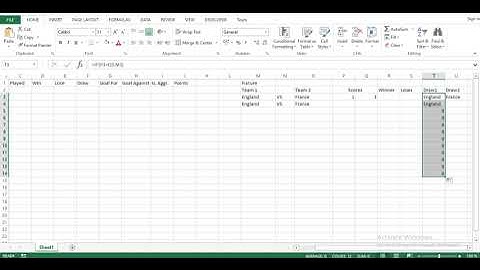 Simple Excel League Table Calculator 3