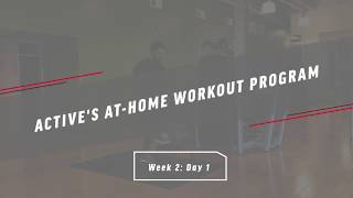 Active's At-Home Workout Program // Week 2: Day 1
