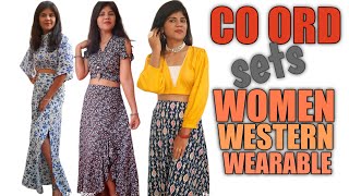 Co-Ord Sets Myntra Haul Summer Outfits 2022 Try On Haul Coordinate Sets Dat Zone