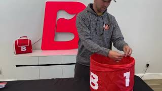 BucketGolf Glow LED Set up | LED night golf game set up