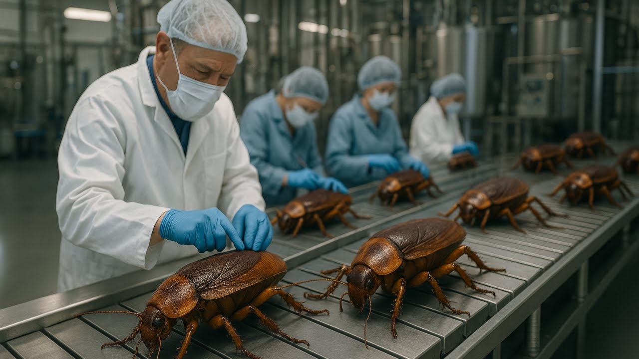 How Advanced Medicines Are Made from Cockroaches | Cockroach Farming (Full Process)