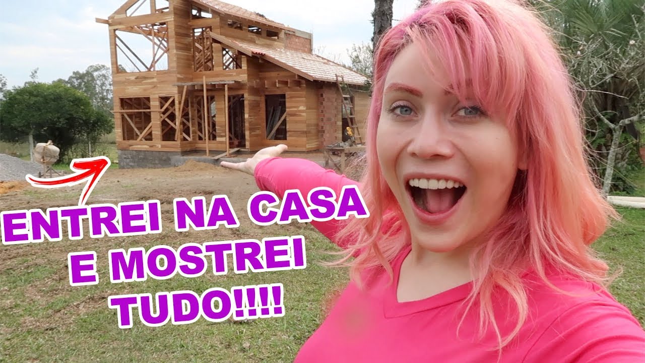 MINHA CASA NO SÍTIO JÁ TA FICANDO ENORME! - Construindo um Sonho beautycon