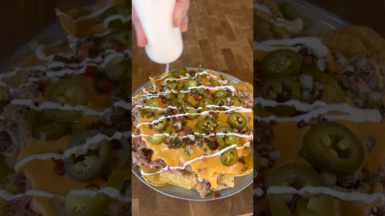 Pulled pork nachos
