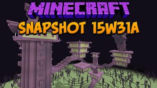 Minecraft 1.9 Snapshot 15w31a Eฑd City, Chorus Plants And Much More