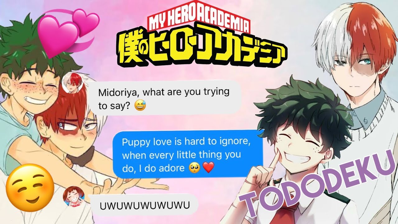DEKU CONFESSES! || TodoDeku Lyric Prank Do Adore- Mindy Gledhill || MHA Texting Story