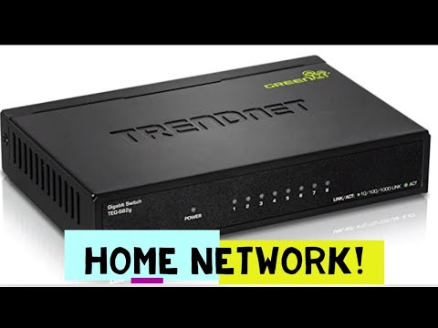 TRENDnet 8-Port Gigabit GREENnet Switch Setup for home users.