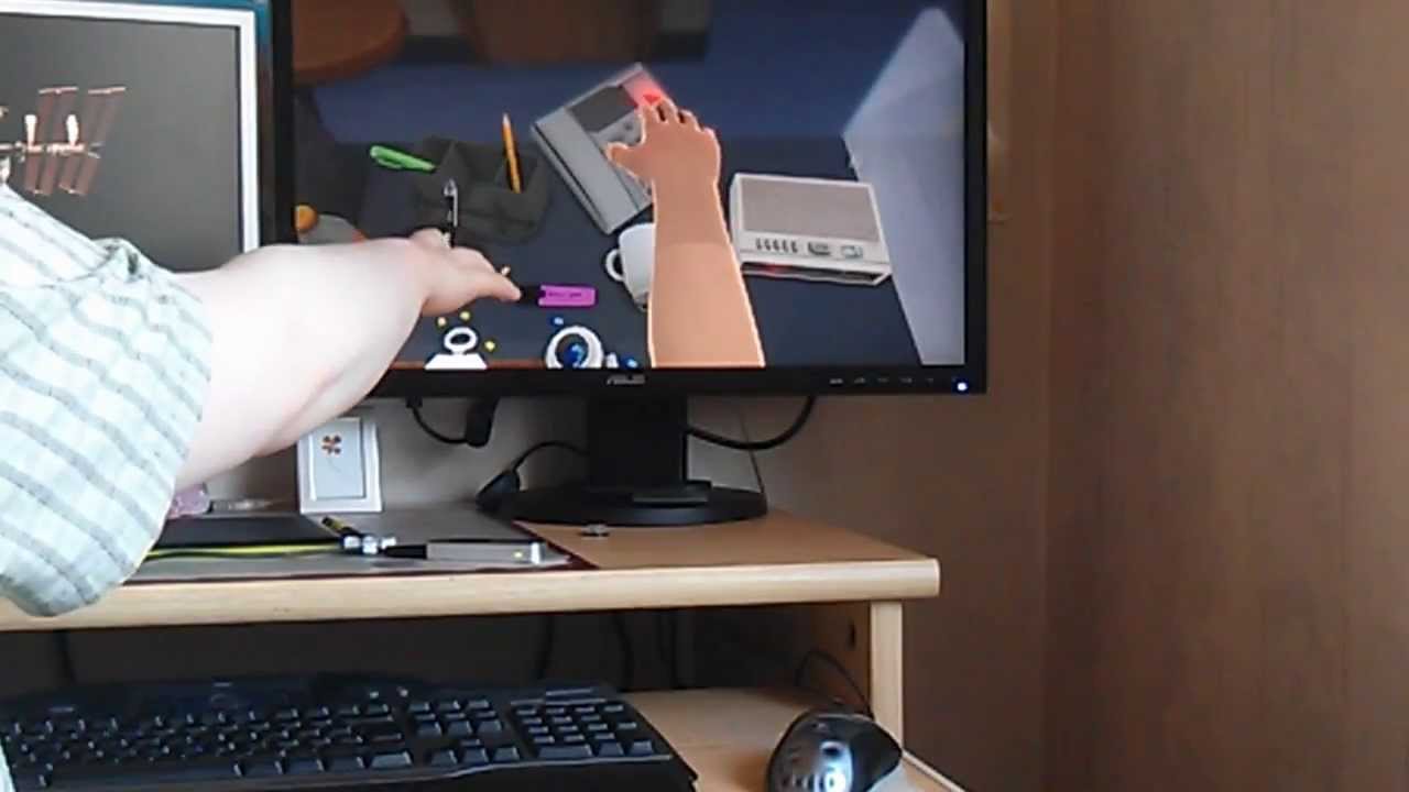 Using LeapMotion as controller for Surgeon Simulator 2013 (Steam version)