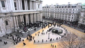 Timelapse of the funeral cortege carrying the coffin of f...