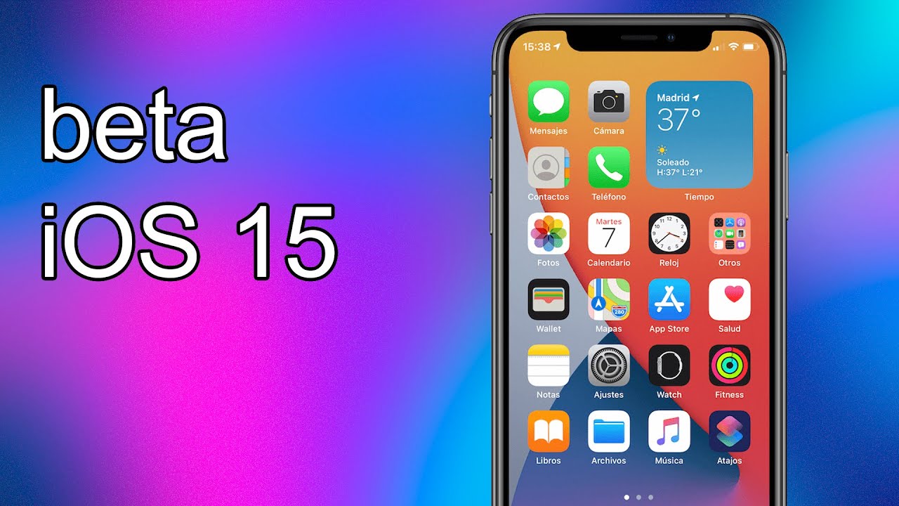 Cómo instalar la beta pública de iOS 15 - YouTube