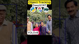 Real-Time Object Tracking using YOLOv8 + DeepSORT #computervision #coding #deeplearning #automobile
