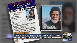 Police are searching for a missing veteran in Tucson