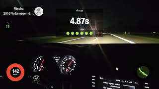 (Stock) VW Golf 7 GTI 2.0 TFSI 230PS Dragy 100-200km/h