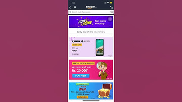 Amazon Quiz Answers Today | Win Mi A3 | FunZone (20 May 2020)