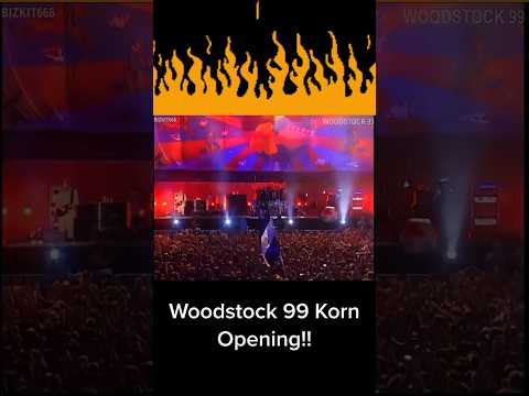 Korn Woodstock 99 Korn Woodstock Concert Live Metal Music Epic Song Songs Classic Mustsee