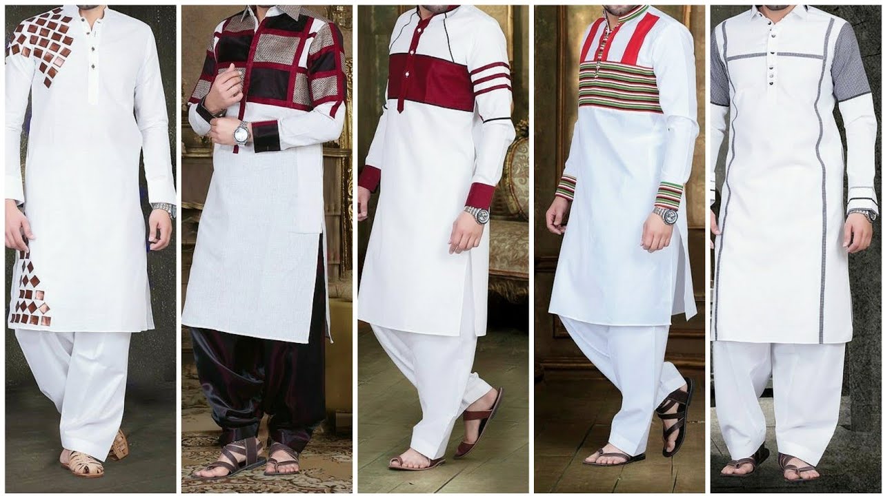 white shalwar kameez design