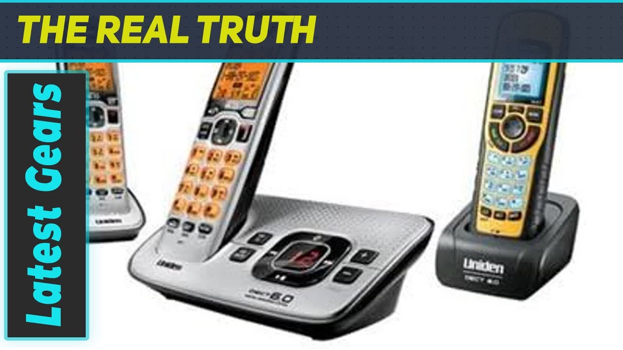 Uniden D1680-3X DECT 6.0 Cordless Phone with Digital Answering System - Best Waterproof