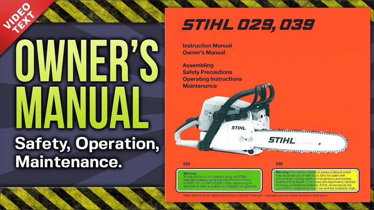 27 Stihl 029 Chainsaw Parts Diagram - Wiring Database 2020