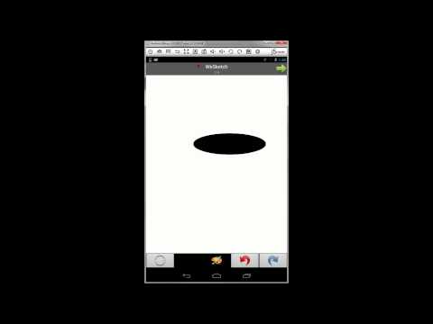 WeSketch - Android, Draw an Oval