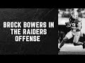 How will brock bowers fit in the raiders offense