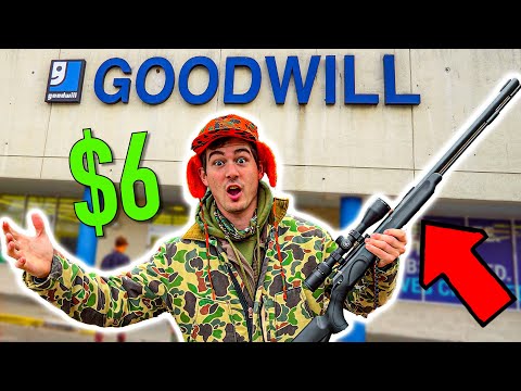 GOODWILL HUNTING CHALLENGE!!! - (Deer Hunting w/Thrift Store GEAR!)