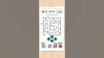 BRAIN TEST LEVEL 24 CATCH THE MOUSE !