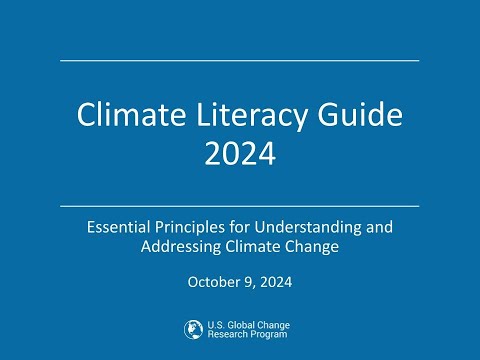 Climate Literacy Guide Webinar