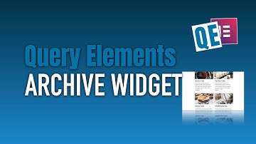 Archive Widget - Query Elements
