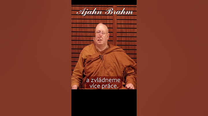 Když si odpočinete, zvládnete více práce a zlepšíte své vztahy s lidmi | Ajahn Brahm | #shorts