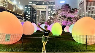 Massive Easter Egg dispaly @Tamar Park Hong kong -Beautiful night light